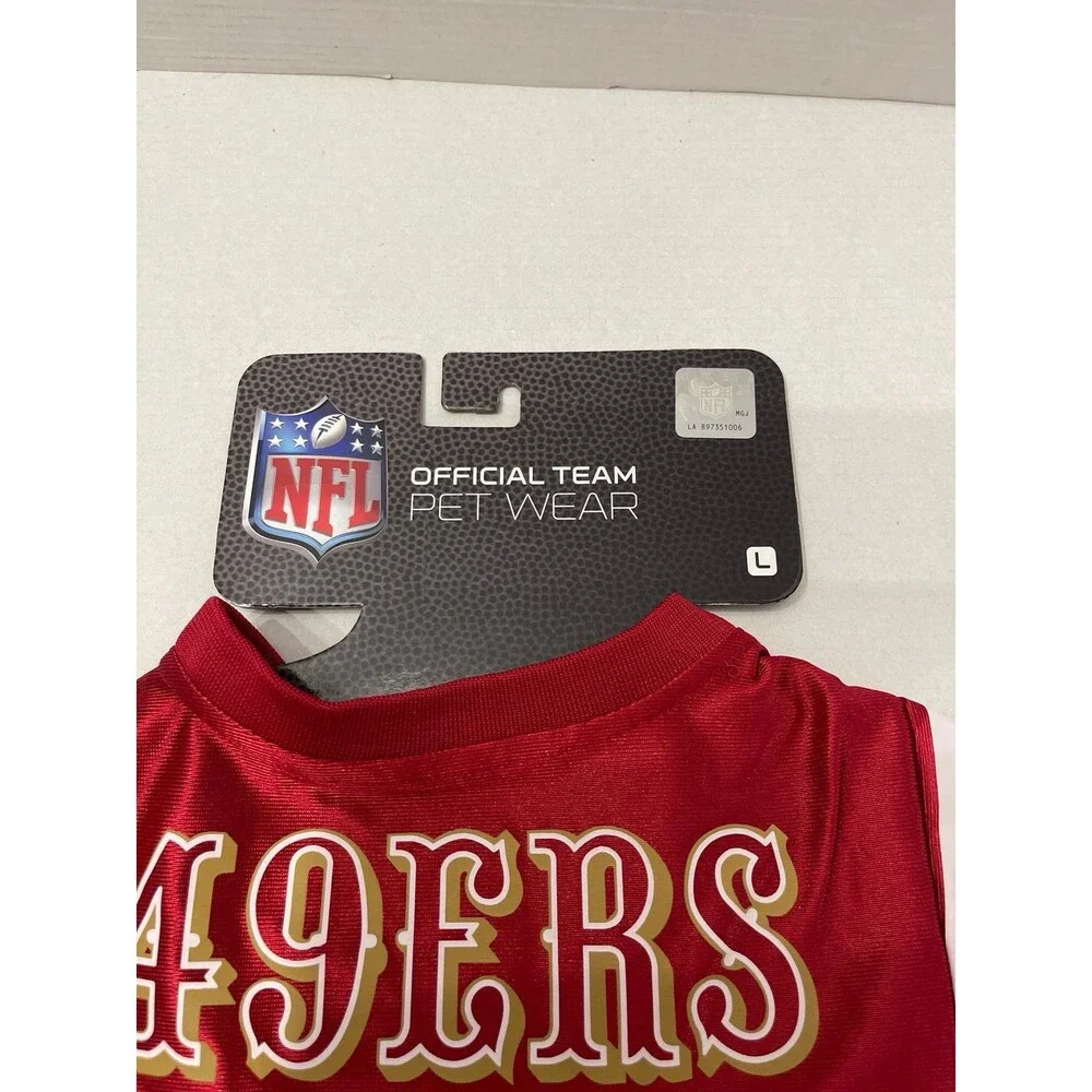 Pets First NFL San Francisco 49ers Jersey Size Large New